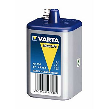 High-Capacity Battery 6 V VARTA  4R25X
