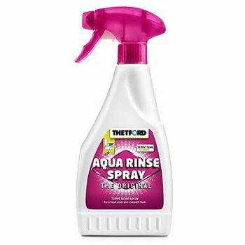 Crvena tekućina za kemijski WC - Aqua Rinse Spray Thetford 500 ml