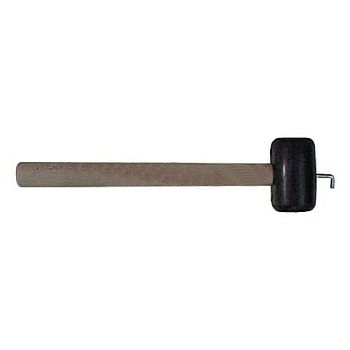 Rubber hammer with pegextractor 38 cm 250 g 