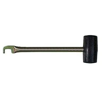 Plastic hammer with a metal handle 190 g