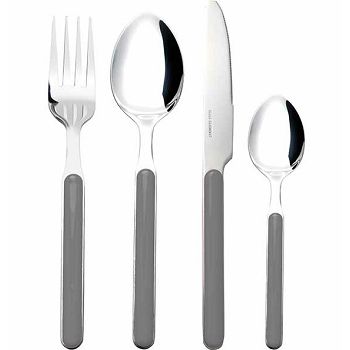 Camping cutlery DELICE grey