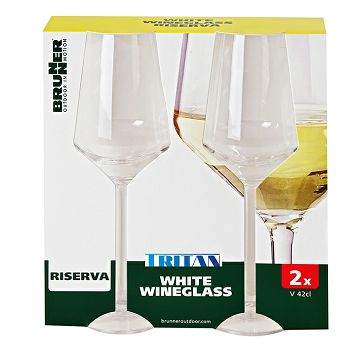 White Wineglass 42 cl / 2 pcs