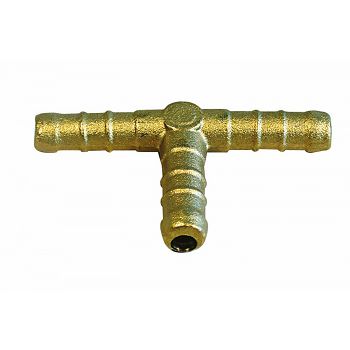 3-way T gas connector 3 x O 8 mm 