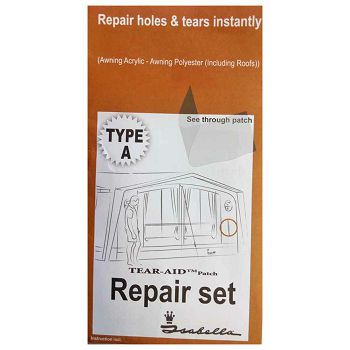 Strong repair  TEAR-AID PATCH  set for polyester & acrylic  TYPE A