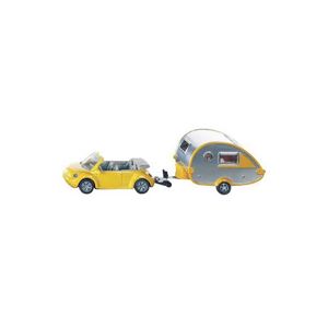 VW Beetle Cabrio mit Tab-Wohnwagen