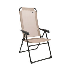Sklopiva stolica za kampiranje COMO RECLINER SOFT Travellife bež