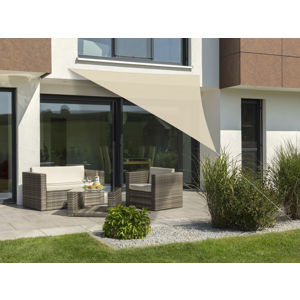 Triangular awning Lanzarote 3 x 360 cm natur