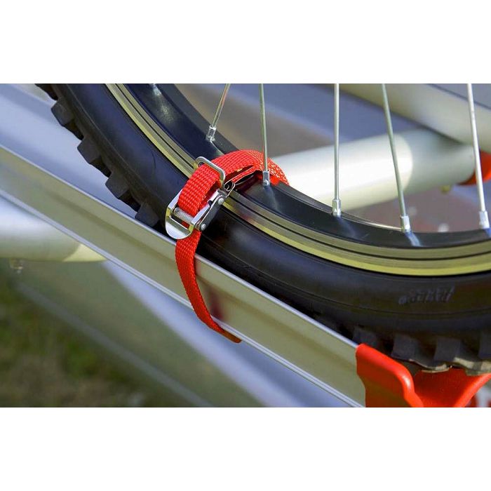 Sigurnosni zatezači za pričvršćivanje bicikala na nosačima STRIP RED