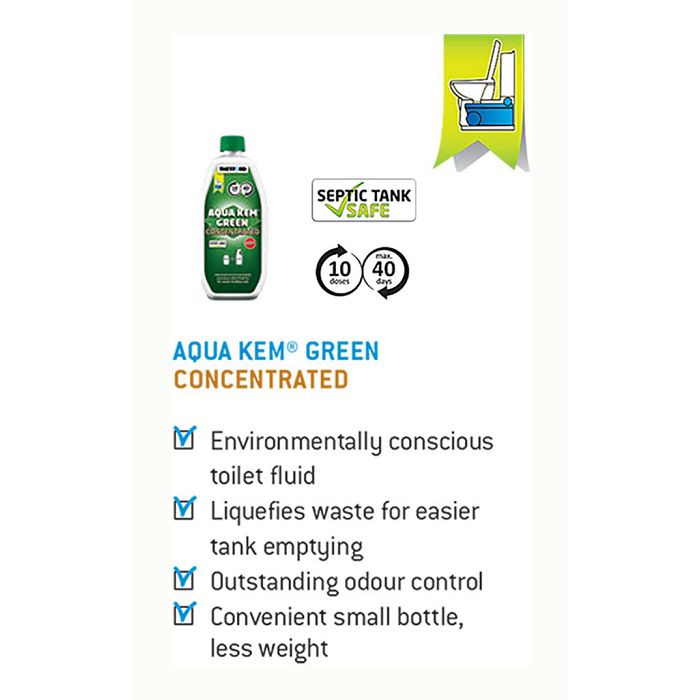 Aqua Kem Green Concentrated Thetford  750 ml (10 doza)