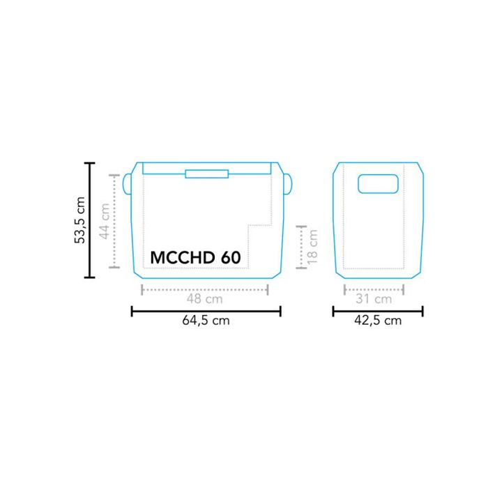 Kompresorski prijenosni hladnjak MCCHD-60 AC/DC Mestic
