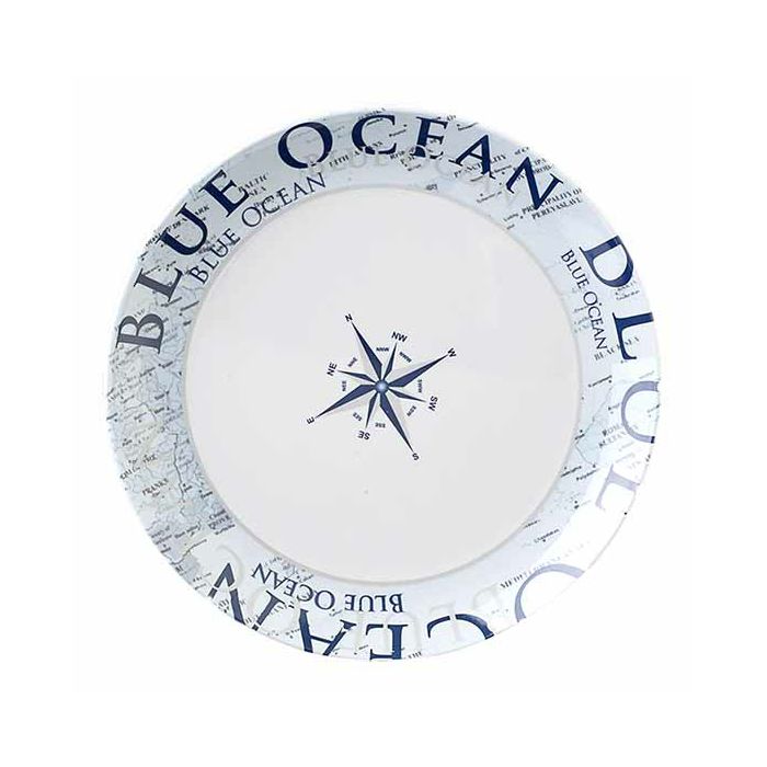 Melaminski tanjur Blue Ocean O 25 cm