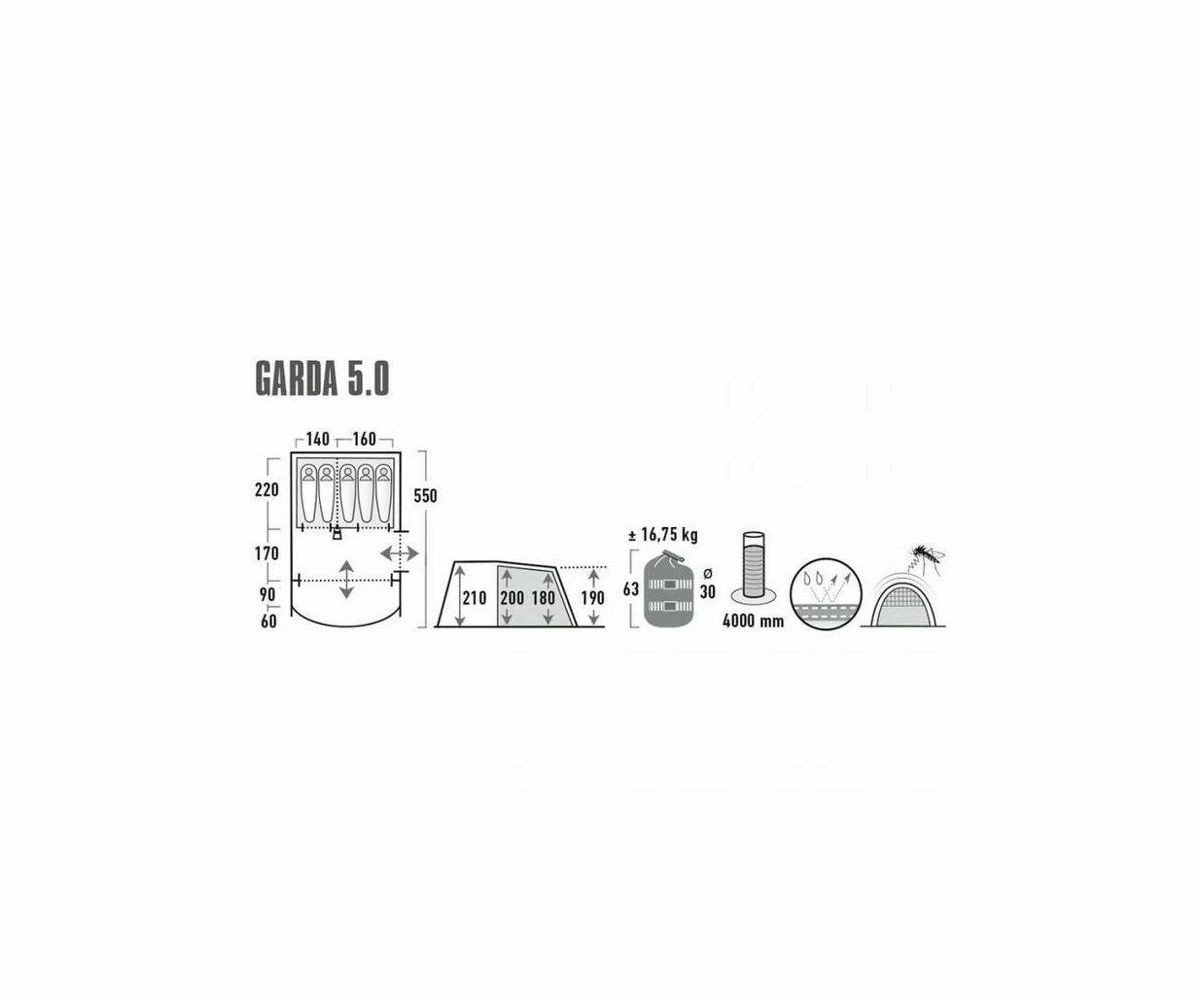 Zelt Garda 5 High Peak