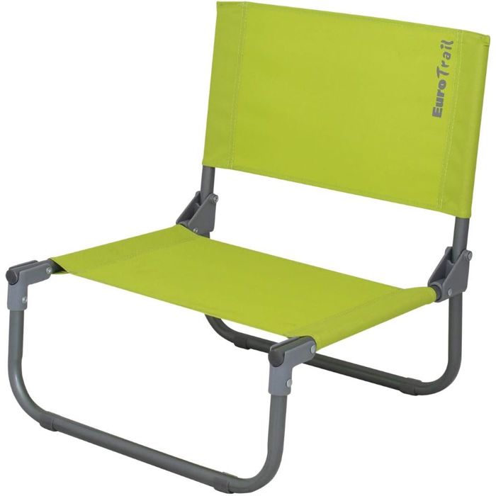 Sklopiva plažna stolica Minor lime Euro Trail nosivost 120 kg